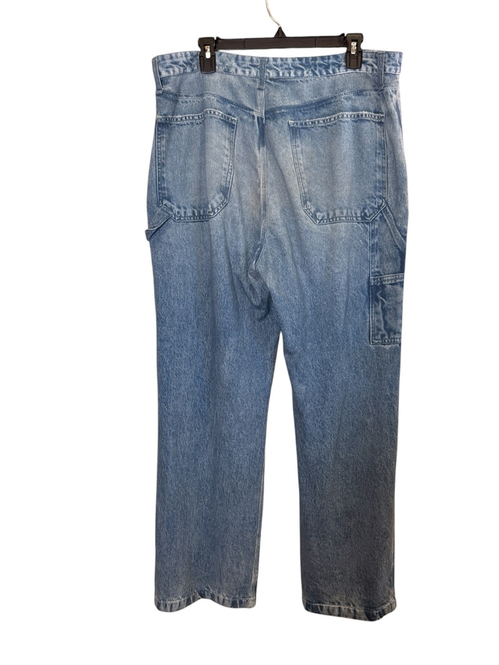 rag & bone Women's Miramar Cotton Terry Utility Style Comfy Wide-Leg Jeans 32 - Picture 3 of 14